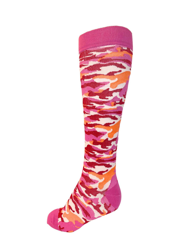 Camouflage Compression Socks (Pink) - Zhuri - Compression Socks